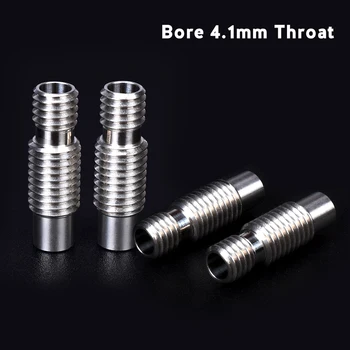 

High Quality V6 Throat Heat Break 4.1MM Metal 3D Printer Parts for E3D V6 HOTEND Vocano heater block Filament Remote Feeding