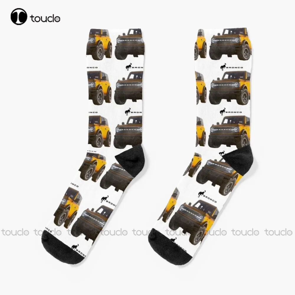 

For Bronco 2021 Off Road Car Outdoor Outdoors Socks Women Halloween Socks Unisex Adult Teen Youth Socks Christmas Gift Custom