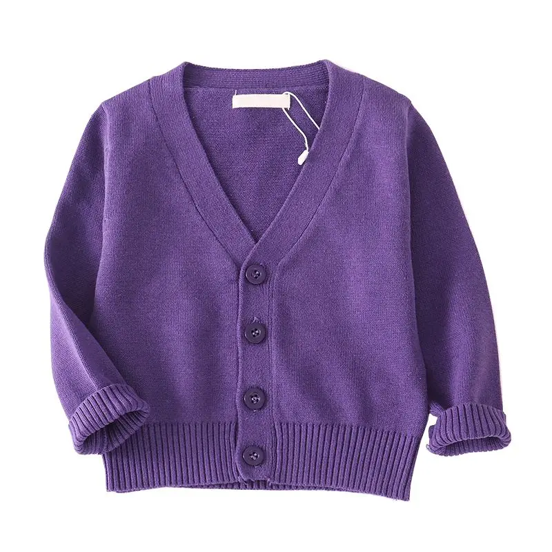 Детский свитер; кардиган для мальчиков и девочек; осенний хлопковый топ; Одежда для маленьких детей; вязаный кардиган для мальчиков и девочек; свитер; детская весенняя одежда - Цвет: NY1384Z