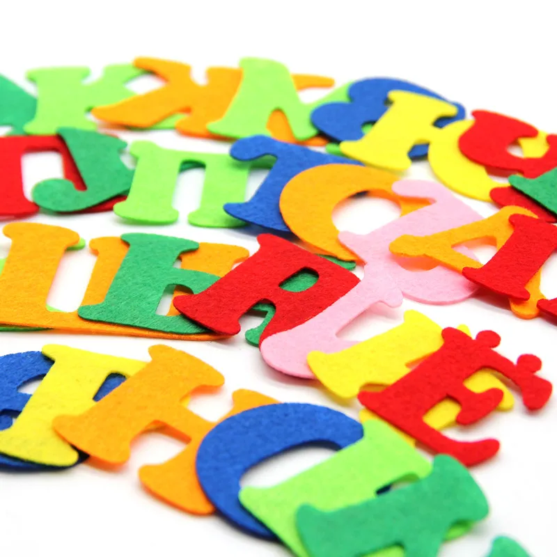 TN 33pcs Russian Letters Felt Alphabet Learnig For Early Childhood Education Kids Nonwoven Alphabet Teaching Handwork Craft Vilt
