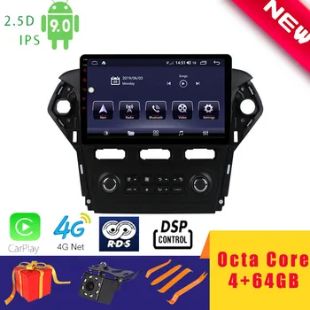 

10.1" Android 9.0 Car Multimedia Player Stereo for Ford Mondeo Chia-X 2011- 2013 GPS Navigation Head Unit DSP 2.5D+IPS Carplay