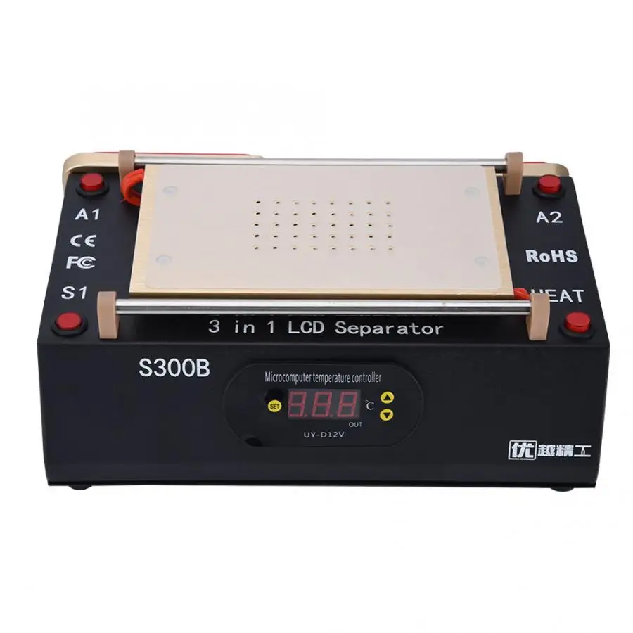 

Professional LCD Touch Screen Separator Platform Digital Screen Repair Machine Built-in vacuum pump for Mobile Phone EU Plug