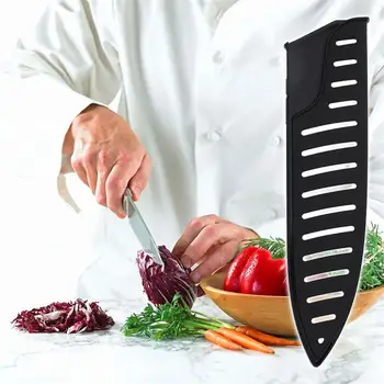 

3pcs Black Plastic Kitchen Knife Blade Protector Cover for 8 Inches Knife Kitchen Accessories Blade Protector Cover