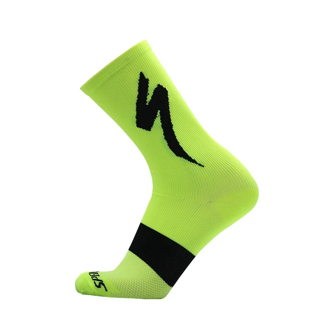 Men Women Cycling Socks Sport Socks Outdoor Riding Socks Run Climbing Camping Basketball Soccer Outdoor Running green