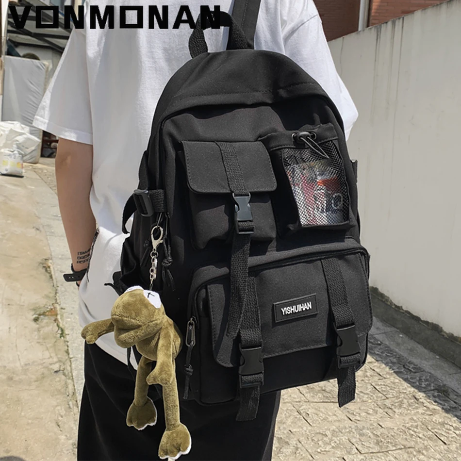 Women School Backpack Women School Backpack Black Nylon Bagpack Female Anti Theft Rucksack Casual Lady Travel Bag Korean Back Pack Mochila