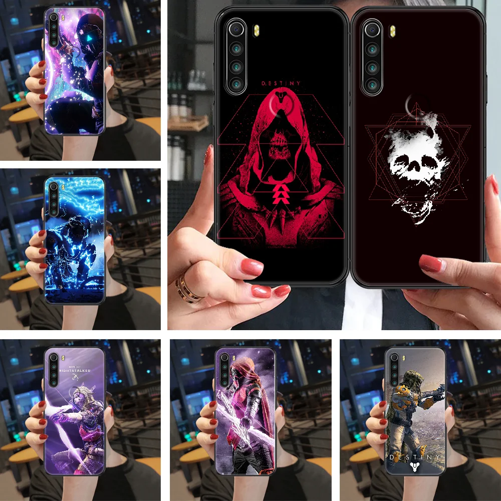 Игра Destiny 2 чехол для телефона Xiaomi Redmi Примечание 7 7A 8 8T 9 9A 9S 10 K30 Pro Ultra черные модные