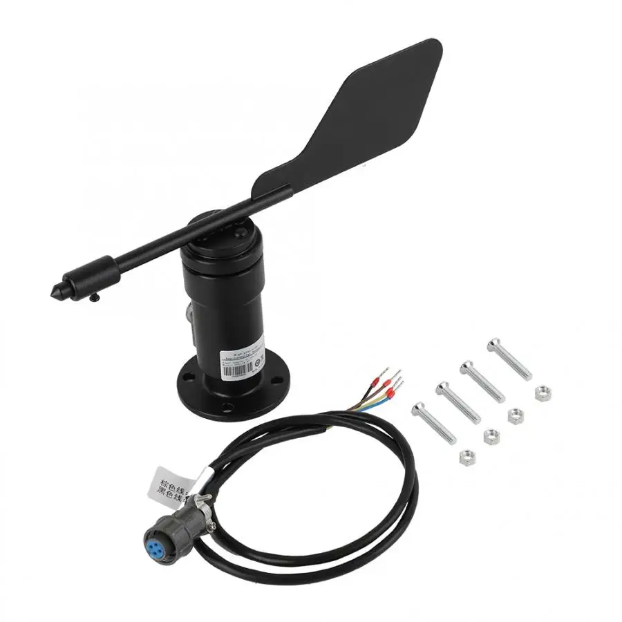 

Decoration Stone Islands Garden Signal Output Aluminum Alloy Wind Direction Sensor Wind Vane Plastic