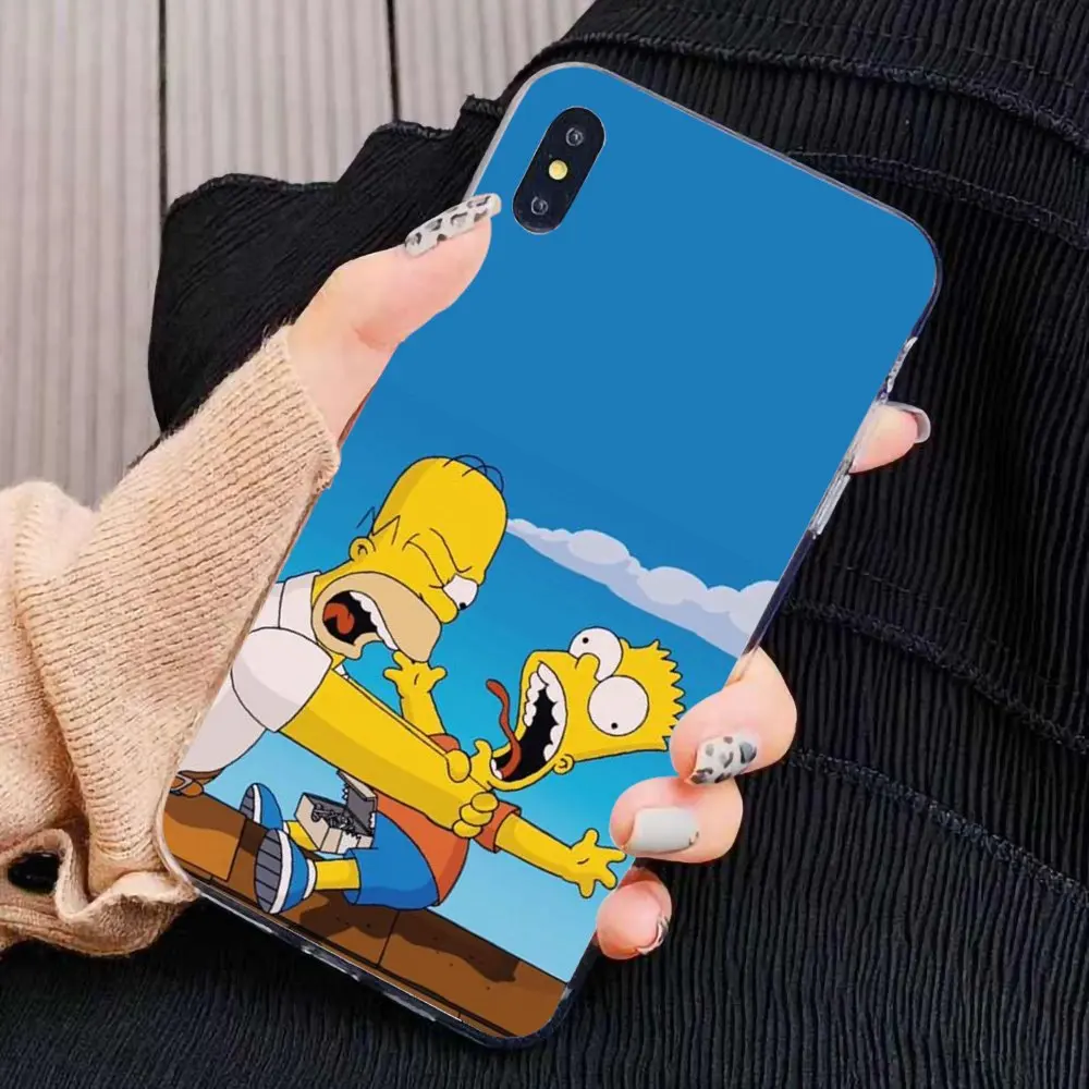 Симпсоны для Xiaomi Redmi 4A 7A S2 Note 8 3 3S 4 4X 5 Plus 6 7 6A Pro Pocophone F1 Rainbow силиконовый чехол