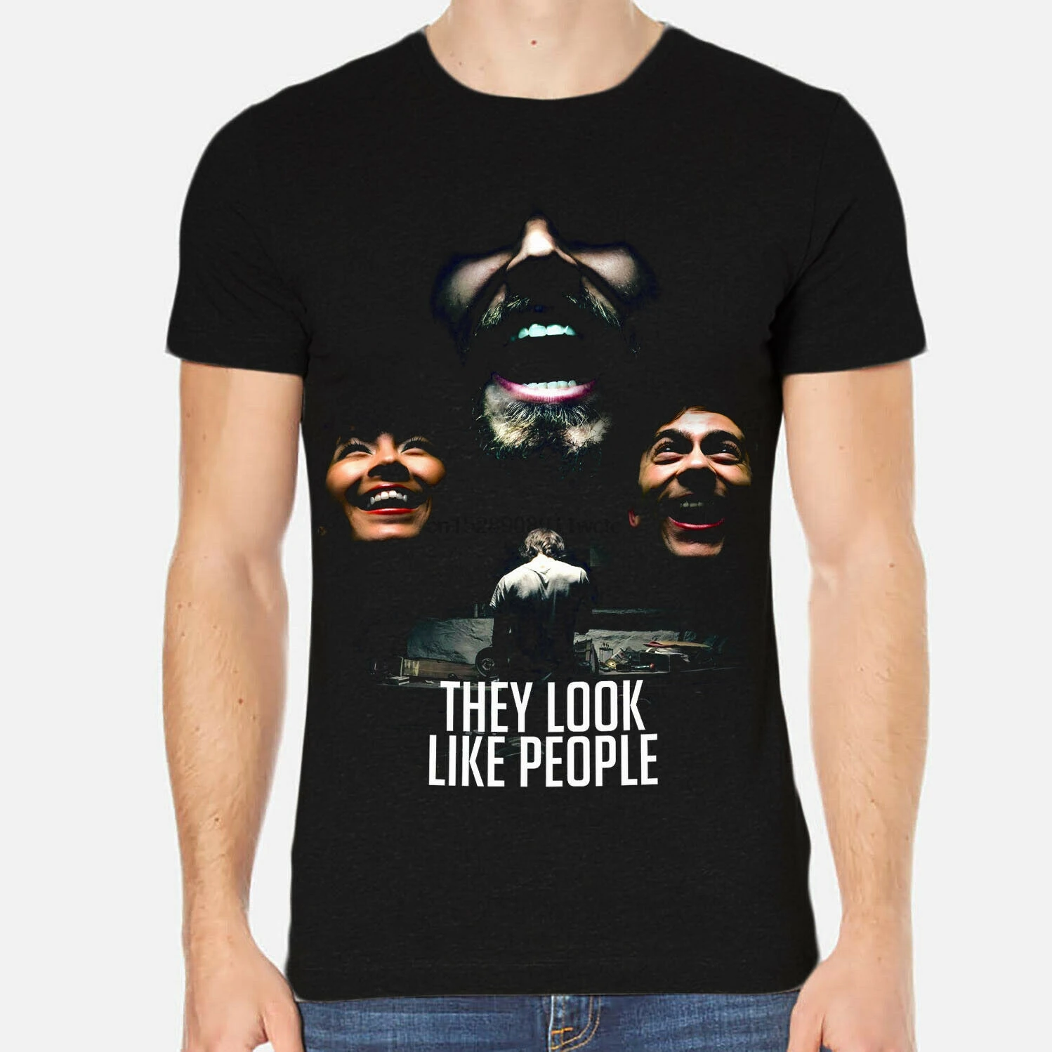 They Look Like People evan dumouchel margaret Men T-Shirt Black Clothing 6-A-257 |
