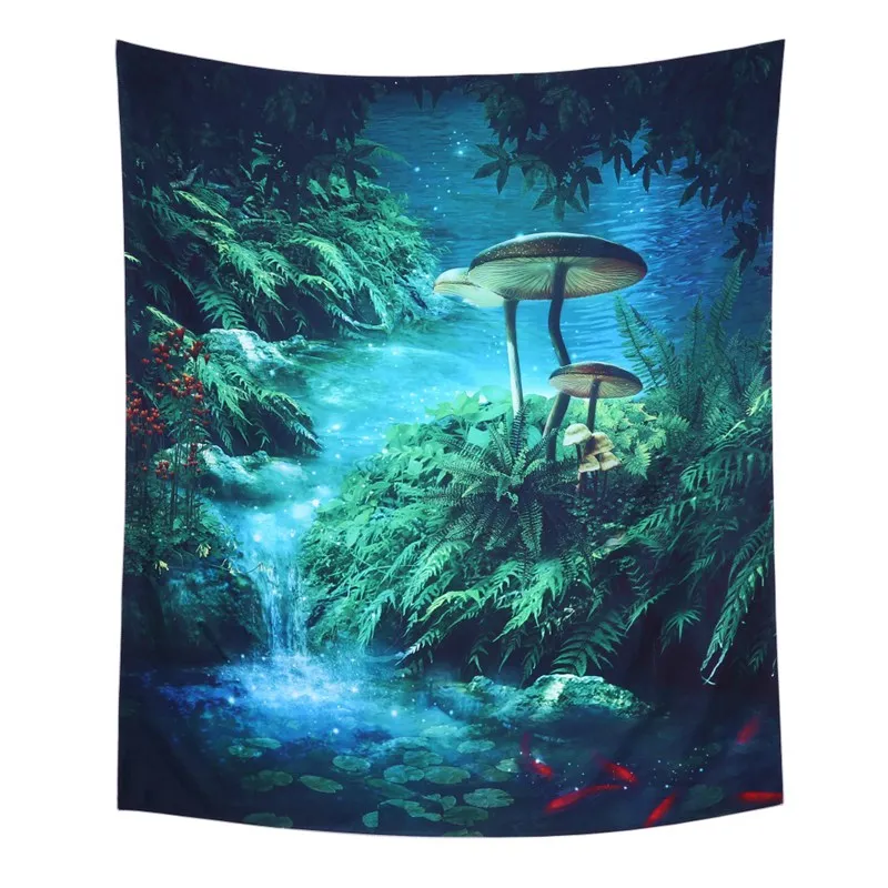 Настенный Гобелен из ткани с принтом перьев МАНДАЛА ГОБЕЛЕН настенный домашний декор пляжное полотенце - Цвет: 8B