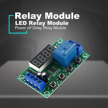 

DC 12V 5A Adjustable LED Relay Module Power off Delay Timer Control Switch Board Cyclic Trigger Delay