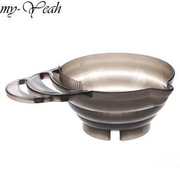 

350ml Plastic Colouring DIY Hair Color Dye Mixing Bowls Pro Salon Hairdressing Styling Tools with Handle DIY Home