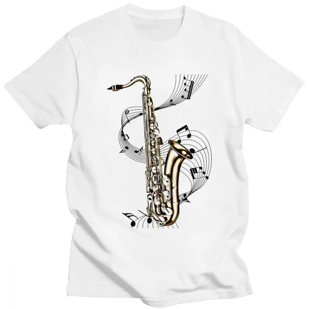 T-shirt Saxophone Instrument Musique 3 T-shirt Saxophone