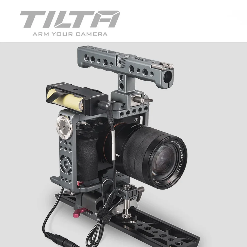 Tilta 18650 Питание коробка WLC-T04-BP-18650 с USB 5V DC 8V Мощность Выход для BMPCC 4K Камера клетка для непрерывного изменения фокусировки камеры мотор