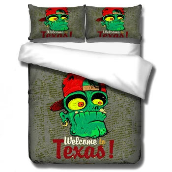 

HOT SALE 3D print Bedding set Plants vs. Zombies friends' gift printing Duvet cover set twin full queen king size Home Textiles