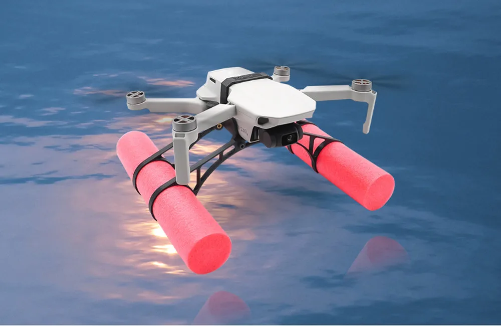 Landing Gear Extension Floating Kit for DJI Mavic Mini RC Drone Landing on Water Buoy bar height scaffold kit 1121#C