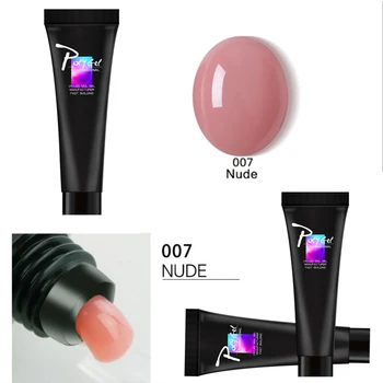 

Transparent Camouflage Color French Polygel Nail Design Nail Tip Shape Crystal UV Gel Polygel Slice Nail Kit Extension Polygel