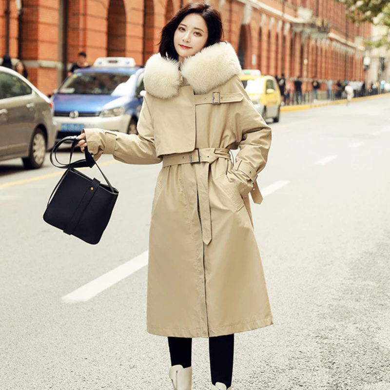 Fitaylor Winter Removable Inner Liner Long Jacket