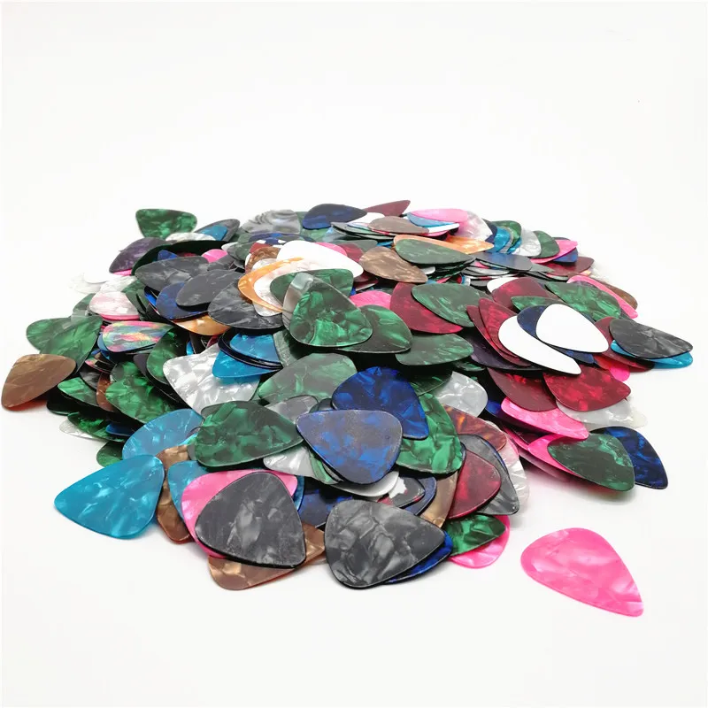 Celluloid Material Can Design Image OEM, Blank Multi Colors, Hot Sale, 0.46mm, 0.71mm, 0.88mm, 0.96mm, 1.2mm, 1.5mm, 100Pcs