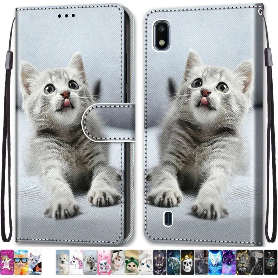 Кожаный флип чехол Funda милый Модный для телефона Lenovo Vibe S1 P70 A1010 A Plus котенок кот Лев