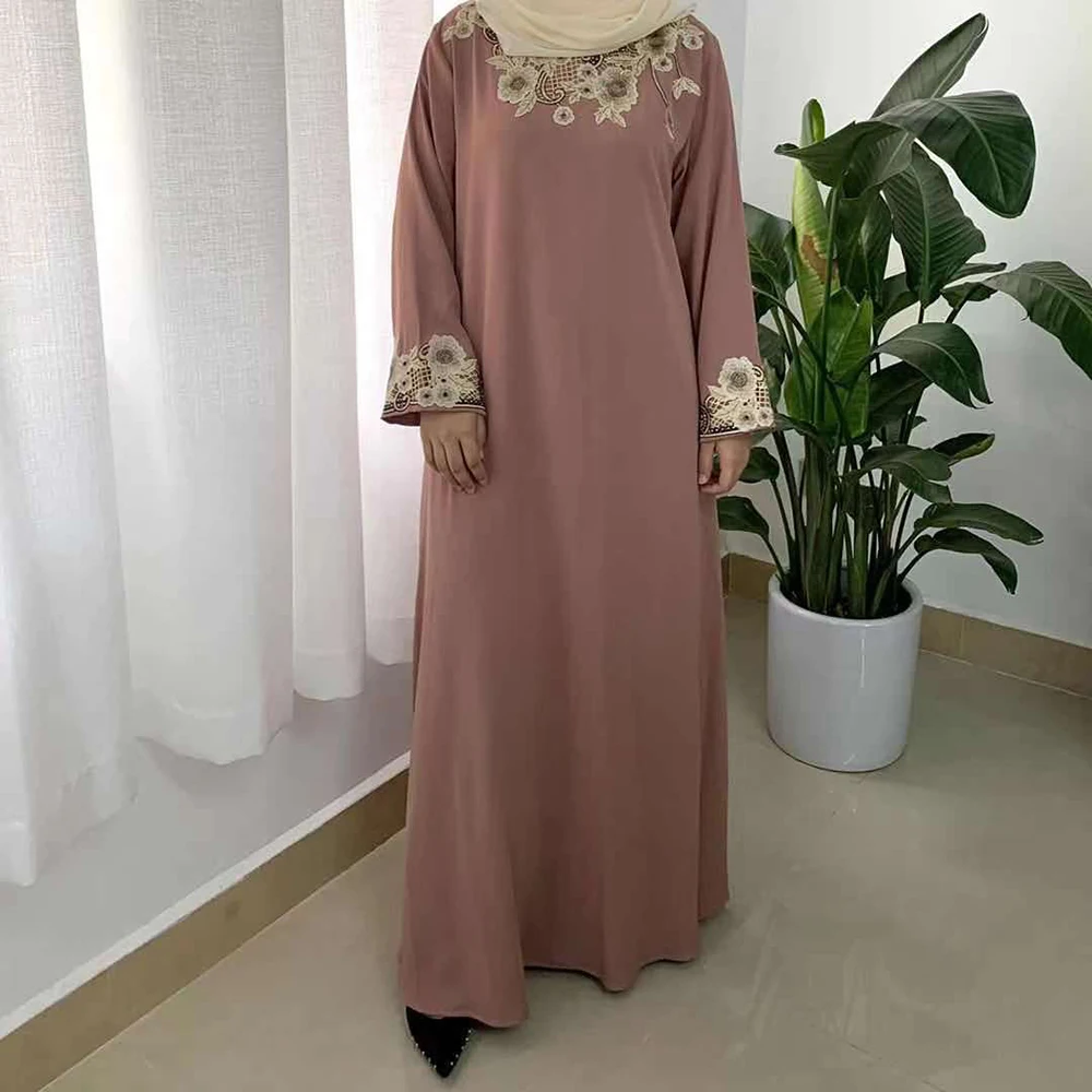 Vestido Longo Kaftan Maroko Jubah Femme 