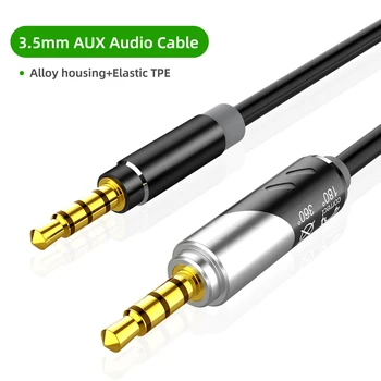

3.5 mm Multifunctional Audio Cable Universal Male To Male Computer Speaker Headset Car Portable Aux Audio Cable Headset Cable