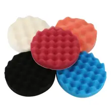 CARPRIE 5 шт. Универсальный Автомобильный полировка, мытье губчатая подкладка Наборы 6 дюймов воском стиральная полировальные накладки комплект