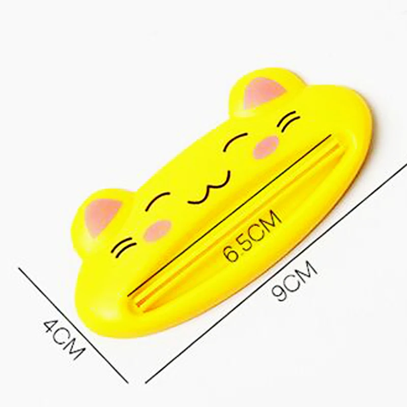 1Pc Creative Animal Toothpaste Dispenser Tooth Paste Tube Squeezer Toothpaste Rolling Holder For Home Bathroom 4Animals