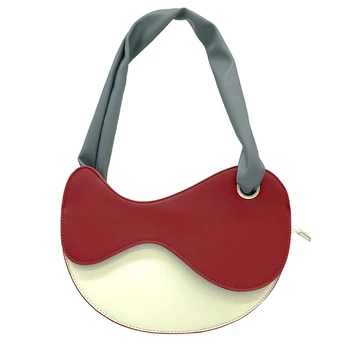 

Girls Shoulder Bag Women Leather Red Female Fashion Ladies Shoulder Bag Designer Sling Korean Bolsa Femenina Women Bags AE50DJ