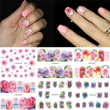 Yzw Six-in-One стикер для Ногтей Горячая орнамент для ногтей Южная Корея маникюрный стикер s Изысканная модная водяная наклейка для ногтей