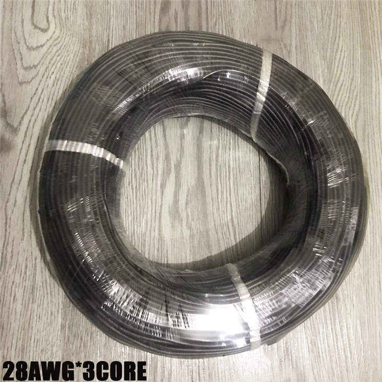cobre sprial cabo de áudio alto-falante fio