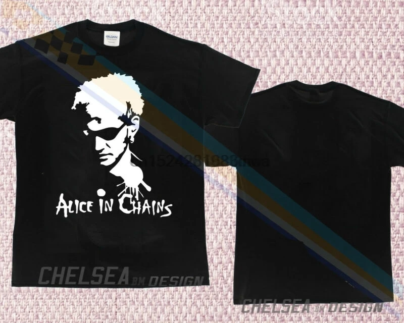 Новая ограниченная футболка Merch унисекс Layne Staley Алиса в цепях | Мужская одежда