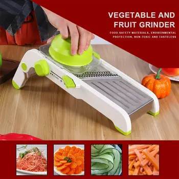 

Vegetable Cutter With Stainless Steel Blade Potato Carrot Grater Kitchen Tool Manual Dicer