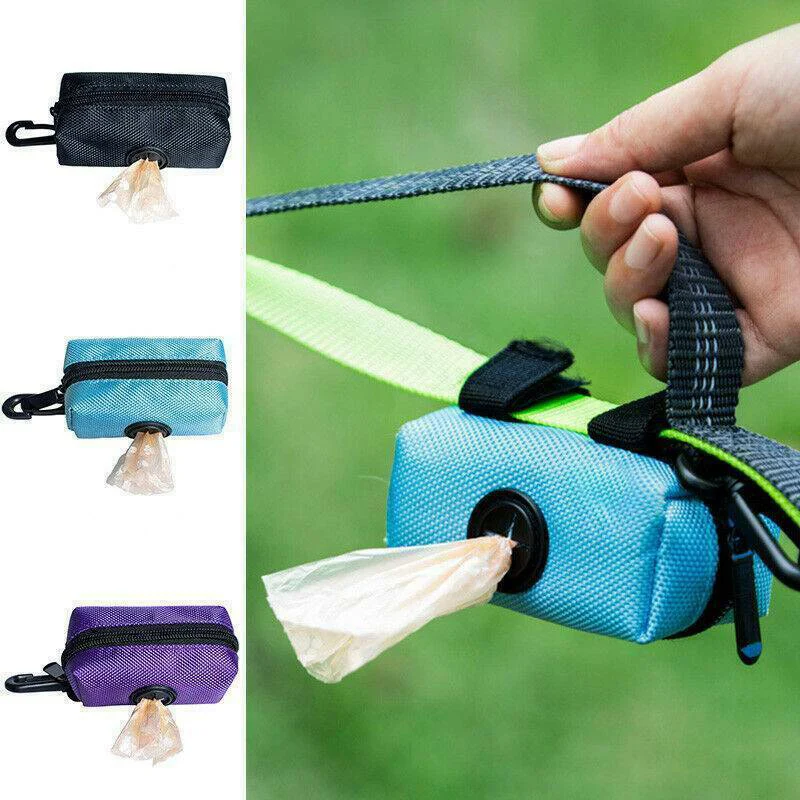 Dispensador de bolsas de basura para mascotas, accesorios portátiles para caminar, viajar, yu-home