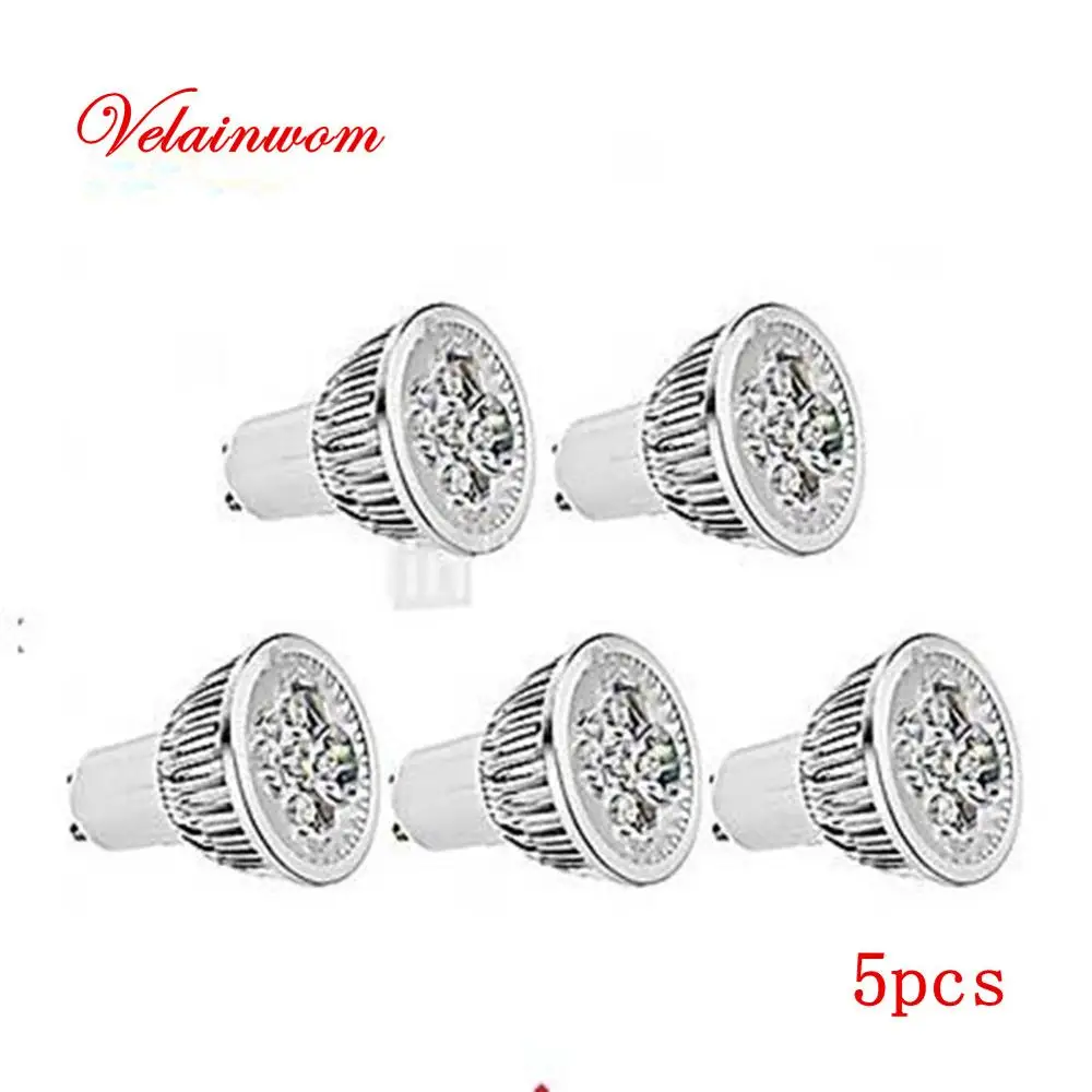 

5pcs/Lot GU10 LED Spotlight Bulb Dimmable Warm/Cool White 3W 4W 5W AC110V/220V Downlight Lamp