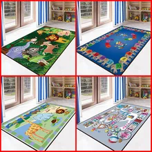 Мультяшный детский игровой коврик, Рождественский детский Декор для спальни, ковры для детской комнаты, коврик для гостиной, детский подарок на день рождения