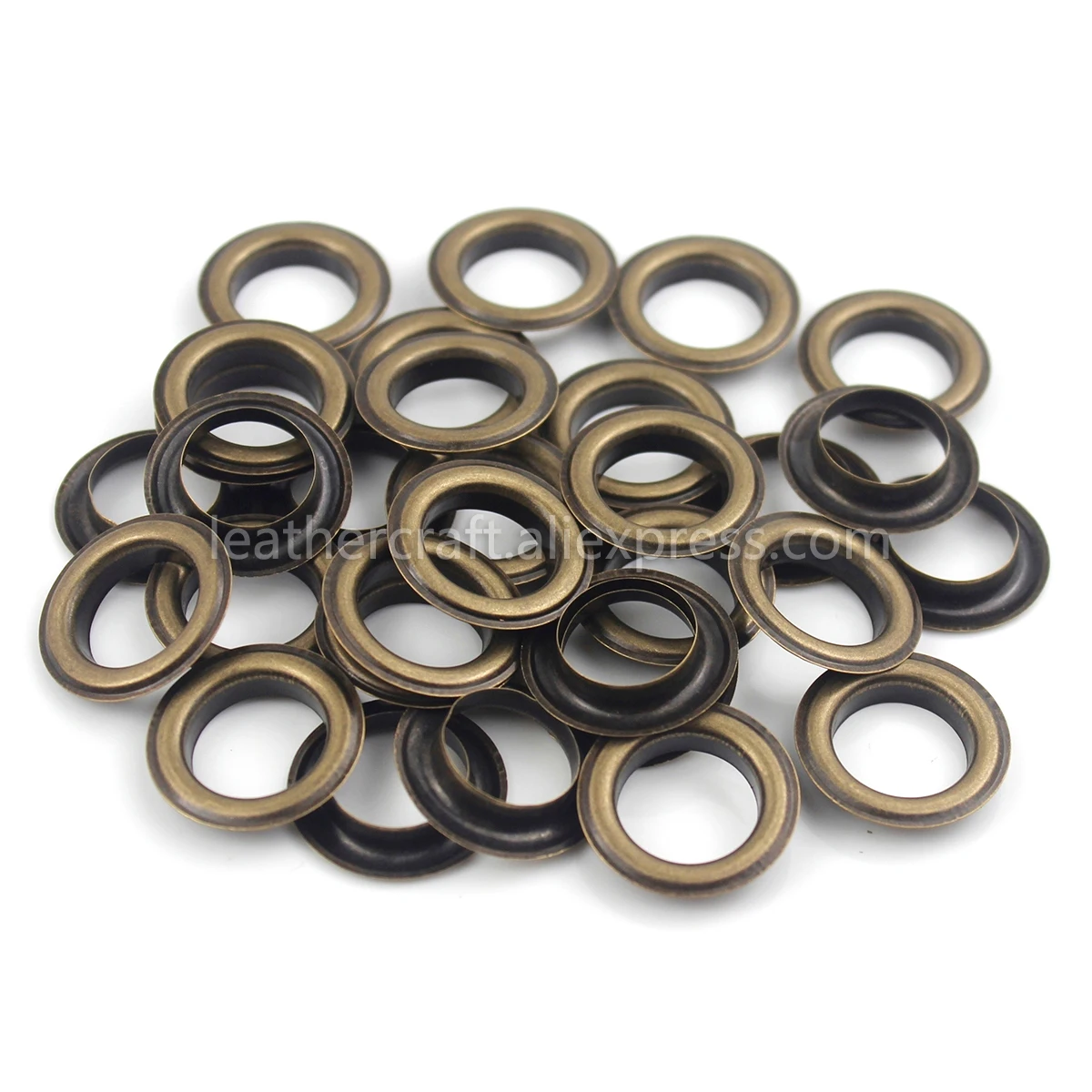 100sets 10mm brass eyelet with washer for shoes bag clothing leather belt hat