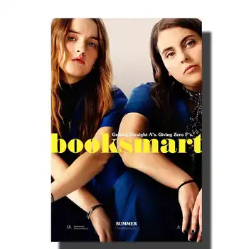 

M456 Booksmart Movie Olivia Wilde Beanie Feldstein Custom Fabric Poster Print Art Wall Pictures decoration 12x18 24x36in