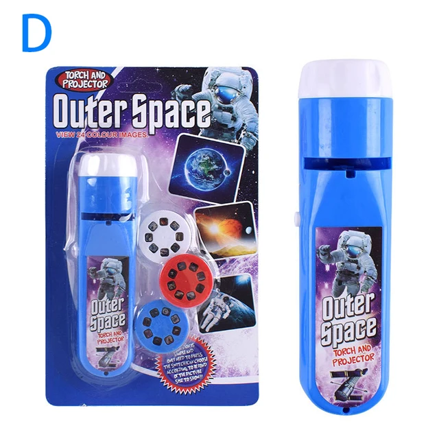 8 Colors Kids Flashlight Story Book Projector Torch Early Educational Light-up Toys Sleep Light Preschool Projection Lamp Gift 3