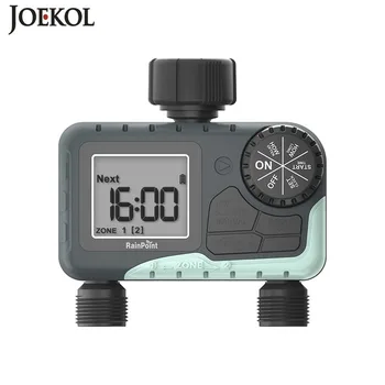 New Electronic Automatic Watering Two Outlet Digital display Water Timer Garden Irrigation Controller for Garden 1