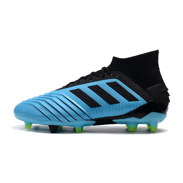 Adidas Predator 19,1 FG botas de fútbol 2019 caliente 25 aniversario deportivos metálicos hombres altos zapatos de fútbol de punto botas altas|Calzado de fútbol| AliExpress