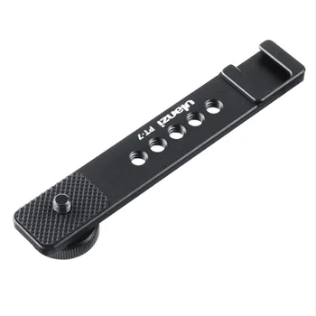 

Cold Shoe Bracket Microphone Extension Accessories Vlogger Stable Videomaker Plate 1/4 '' Aluminum Alloy For Sony RX0 II DSLR