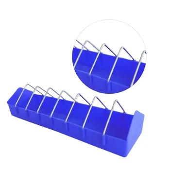 

Thicken Pigeon Feeding Food Slot Plastic Feeding Trough Birds Food Container (40cm Length)