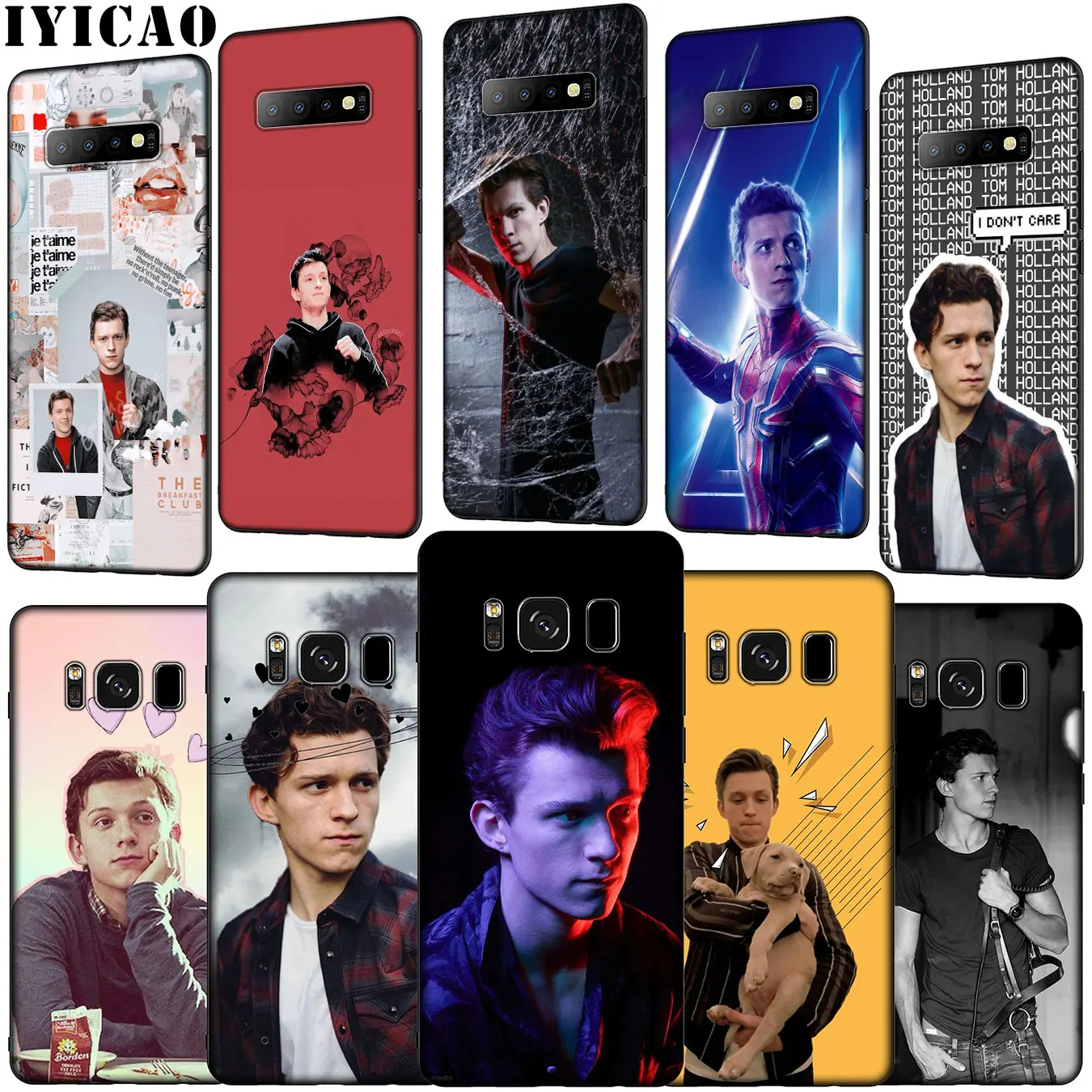 IYICAO том Холланд Мягкий силиконовый чехол для телефона Samsung Galaxy S20 Ultra S10 Lite S9 S8 Plus S6