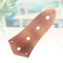 1 шт., контрольная пластина из алюминиевого сплава, 4 отверстия, винтажный стиль, хромированная замена, высокое качество, Премиум класс, прочная для джазовой бас-гитары