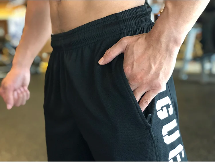 Men Sportswear Gym Sports Running Shorts Number 23 Letter Basketball Shorts Sport Zipper pocket Workout Training basketball shorts,running shorts