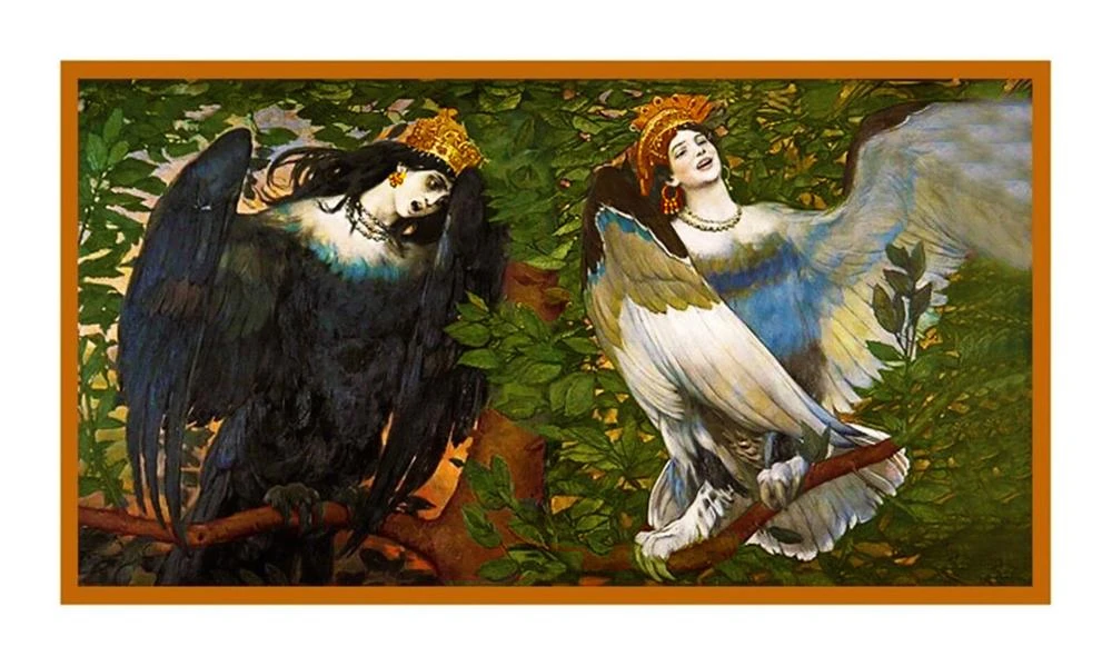 Viktor Vasnetsov Sirin Alkonost Joy Sorrow Art Print Poster Grandes Para  Pared Oil Paintings Canvas For Home Decor Wall Art|Painting & Calligraphy|  - Aliexpress