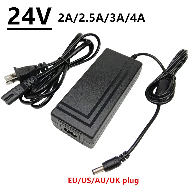 24 В 2A 2.5A 3A 4A универсальный AC DC адаптер питания вольт ac/dc EU US UK AU вилка 220 до