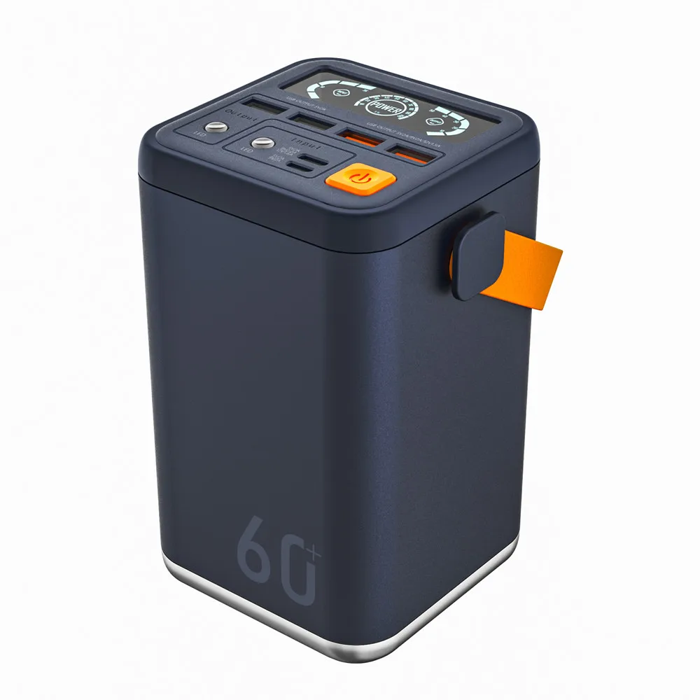 Внешний аккумулятор 60000 мАч QC3.0 PD20W внешний для быстрой зарядки дополнительная