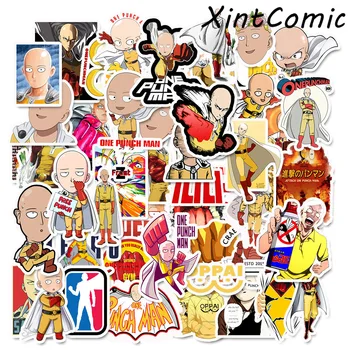 

50 pcs ONE PUNCH-MAN Mixed Cartoon Stickers Styling Animation Phone Laptop Travel Luggage Cool Funny Sticker JDM Decals